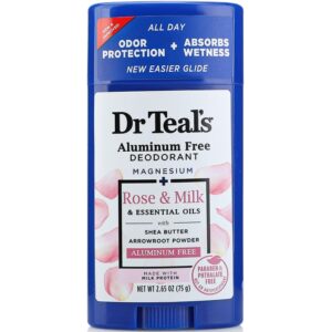 Dr Teals Aluminum Free Deodorant – Rose & Milk