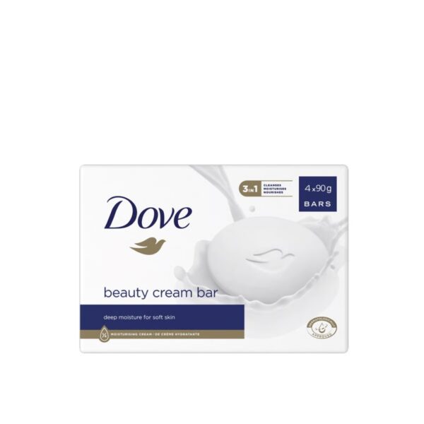 Dove 3-In-1 Beauty Cream Bar With Deep moisture 90g