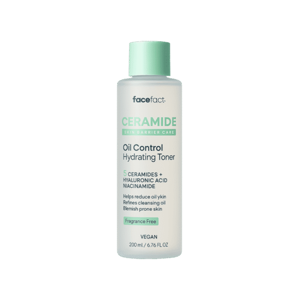 FaceFacts Ceramide Oil Control Hydrating Toner 200ml