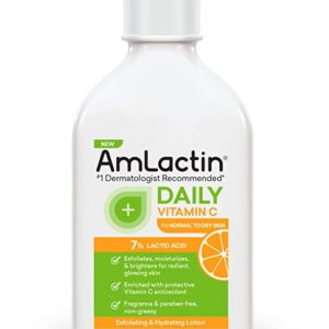 AmLactin Daily Vitamin C Lotion with 7% Lactic Acid – 7.9 oz / 225g