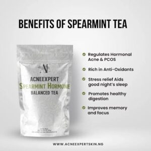 Acne expert spearmint tea