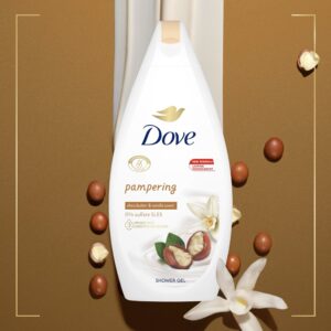 Dove pampering shea butter and vanilla scent wash