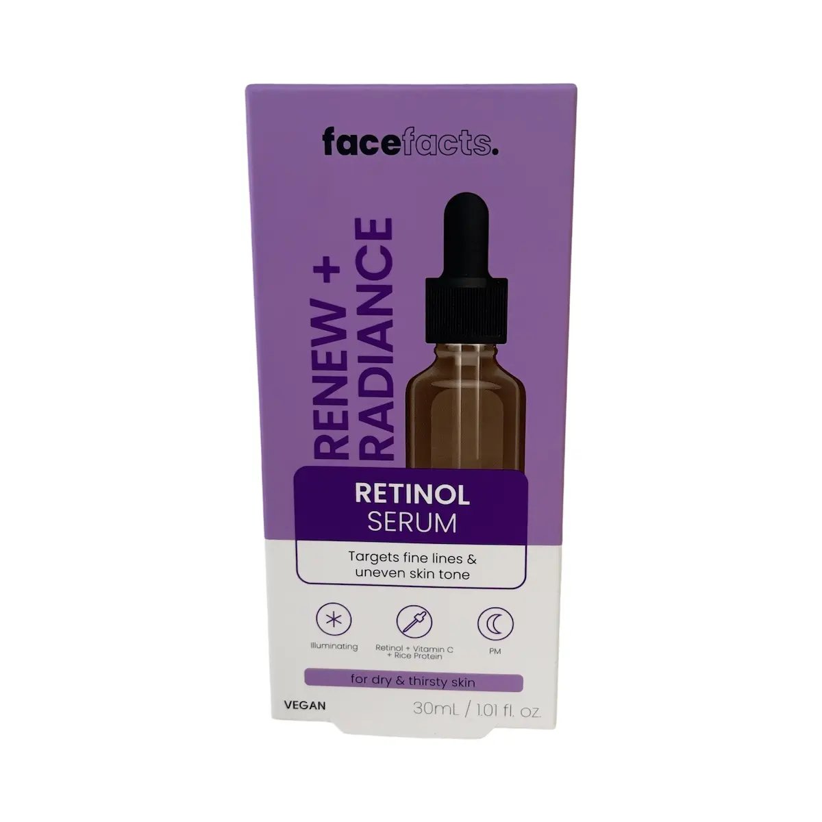 Face Facts Renew & Radiance Retinol Facial Serum
30ML