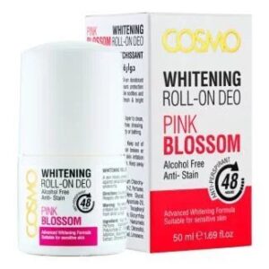 COSMO -Whitening Roll-On (Pink Blossom) Deodorant 48Hr Anti-perspirant 1.69 oz 50ml