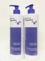 Bright & balance kojic acid and retinol body lotion