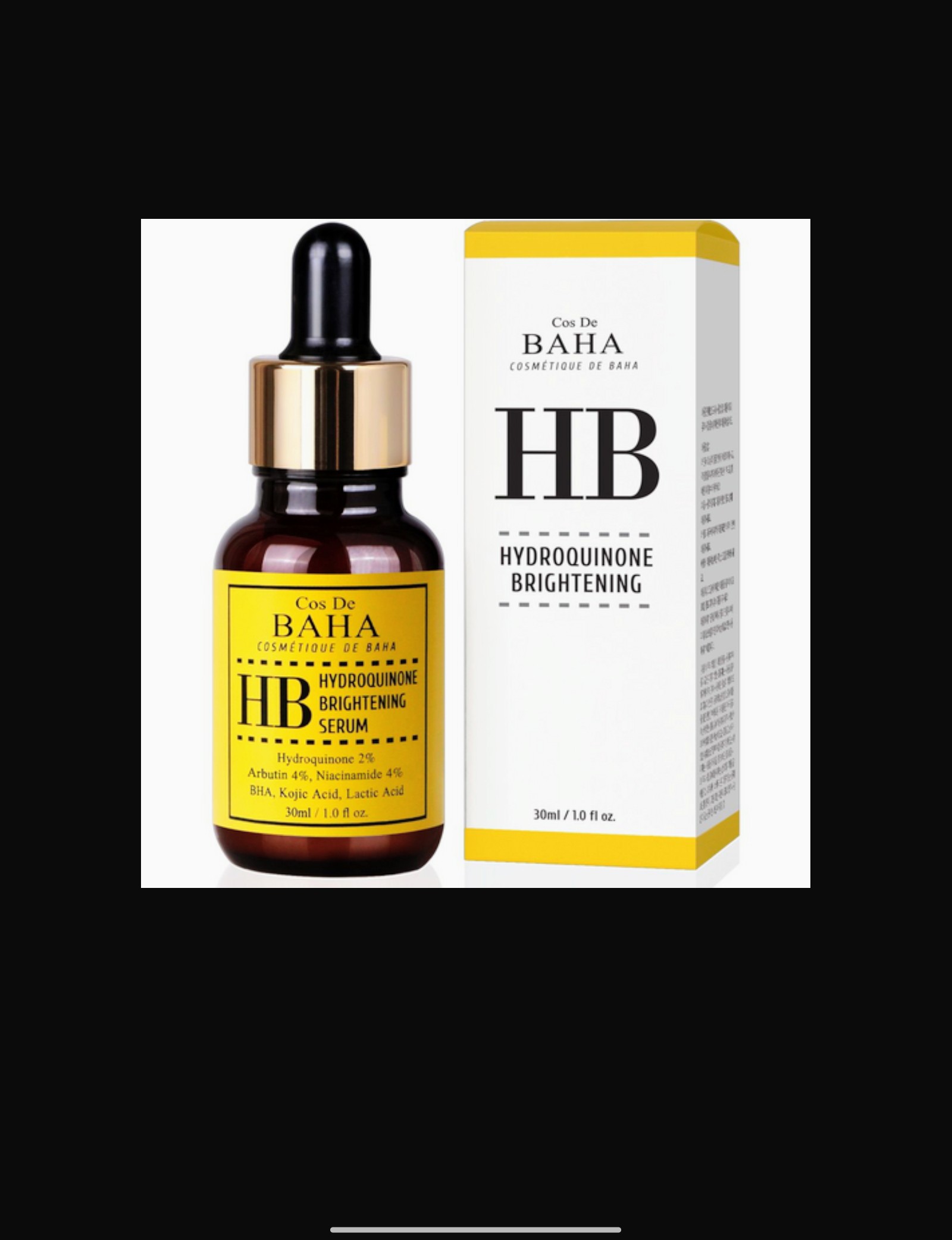 Cos De BAHA Hydroquinone 2% Serum 30ml