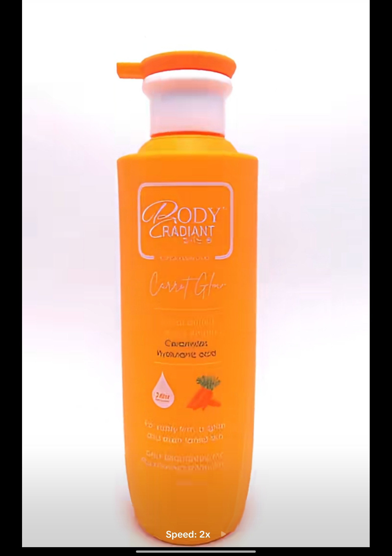 Body Radiant Carrot Glow Body lotion (500ml)