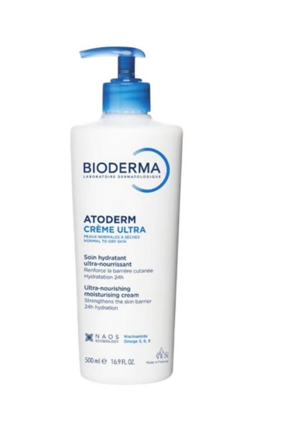 Bioderma Atoderm Ultra-Nourishing Moisturizing Cream 500ml