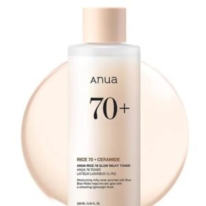 Anua Rice 70+ Ceramide Glow Milky Toner (250ml)
