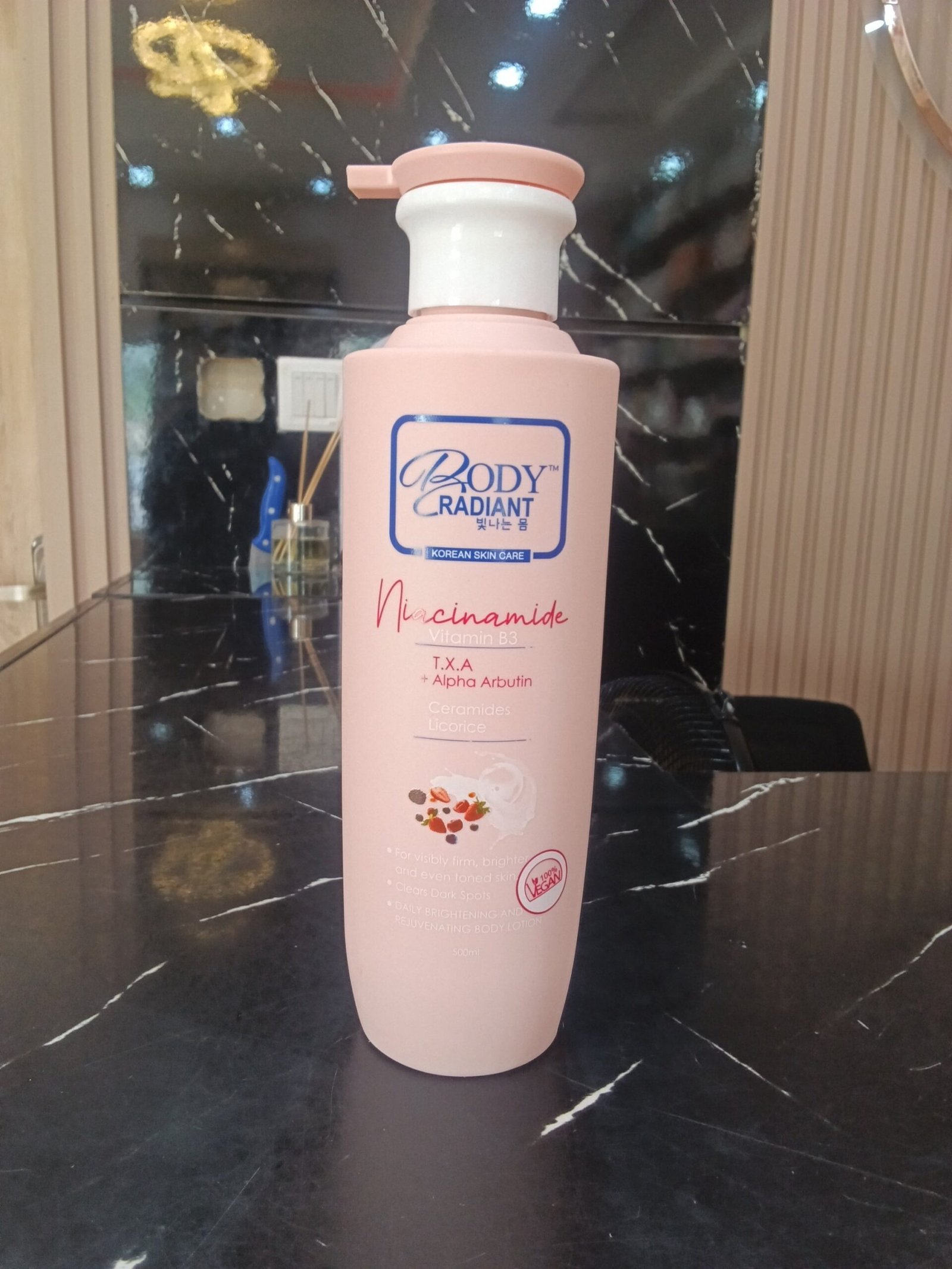 Body Radiant Niacinamide+ Alpha Arbutin Lotion 500ml
